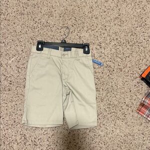 Nautica kids Beige Flat Front Shorts